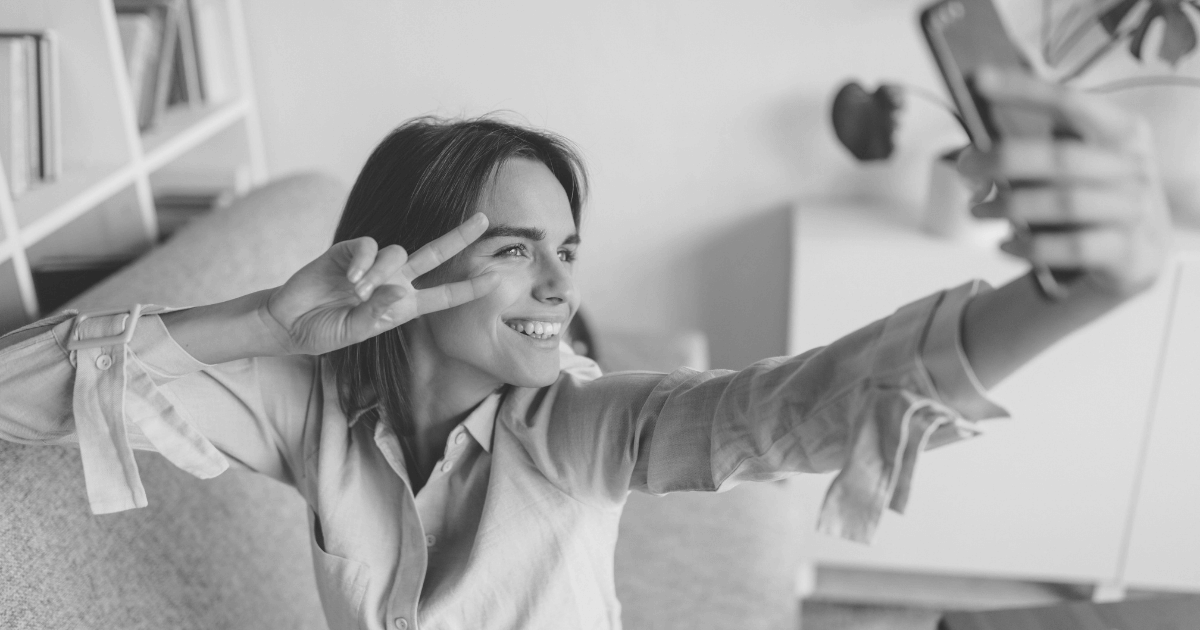 Interface de uma loja online num ecrã